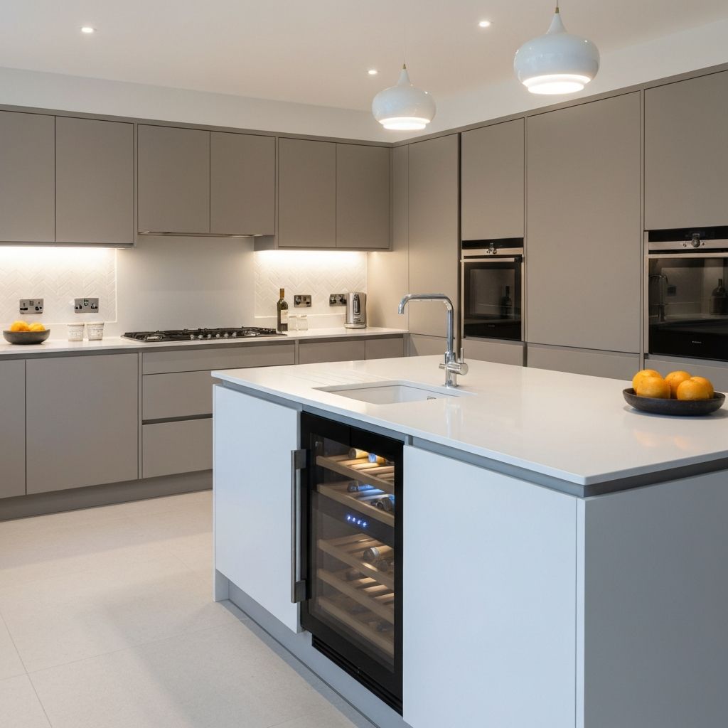 Grey & White Kitchen